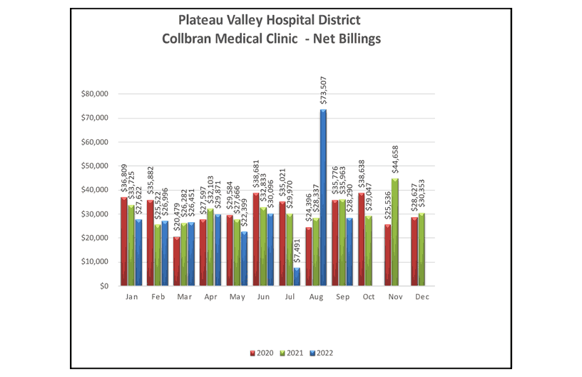 Collbran Medical Clinic Net Billings